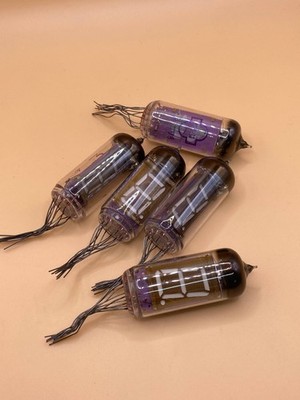 Lot of 5 IV-11 IV11 ИВ-11 Nixie Numeric Indicator Tube for Clock, New SAME DATE