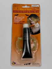 Vintage Vampire Makeup Kit Halloween Costume Disguise Blood Fang Good Old Values