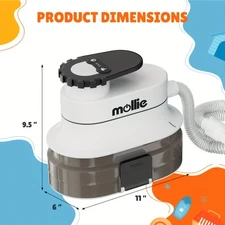 Minimalist Premium Efficient 300W Pet Grooming Kit with Vacuum Blow Dry Function