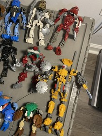 Lego Bionicle Pahrak Nuva Lehvak Kongu Keetongu Toa Vakama Huge 4lb Lot 2002 VTG