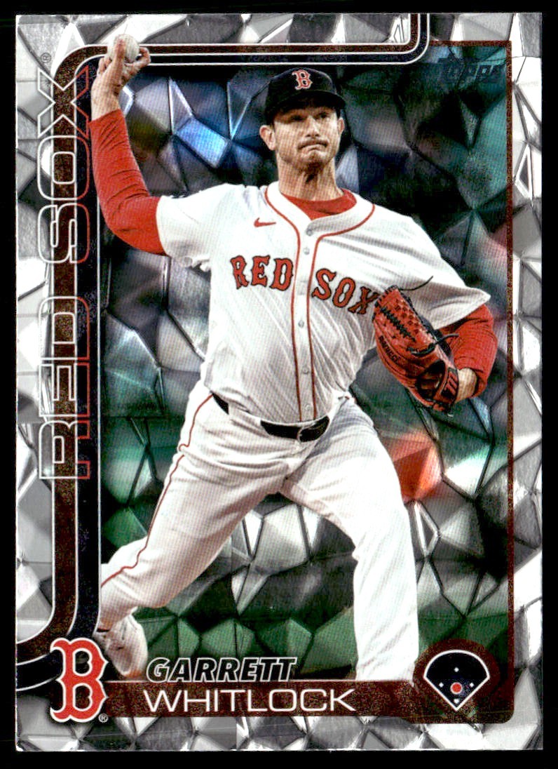 2025 Topps #482 Garrett Whitlock Diamante Foil Boston Red Sox