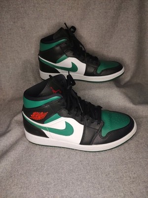 Nike Air Jordan 1 Pine Green Toe 554724-067 Shoes Sz 7.5Y Basketball Sneakers