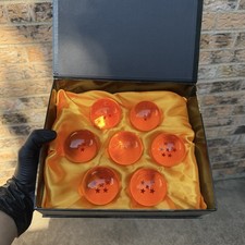 Nueva bola de cristal Dragon Ball Z estrellas 7 piezas con caja de regalo GRANDE 5,7 CM
