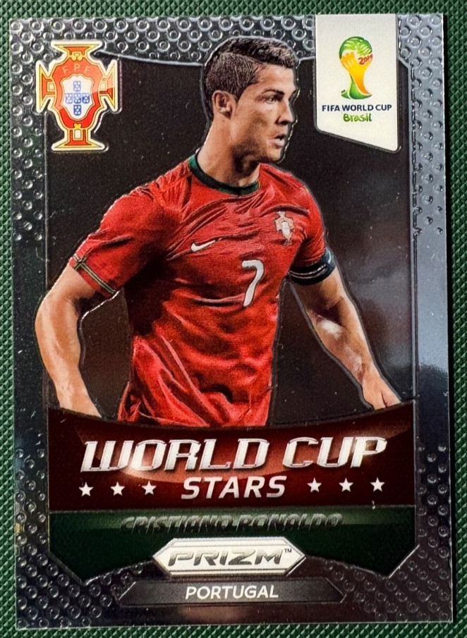 2014 PANINI PRIZM WORLD CUP STARS CRISTIANO RONALDO PORTUGAL #28