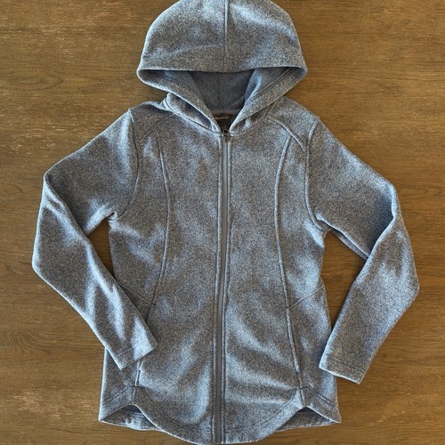 Eddie Bauer Ladies' Radiator Fleece 2.0 Full Zip Hooded Jacket-Blue-Small-NWOT