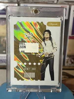 2025 Keepsake Michael Jackson Bad World Tour CASE HIT SP Ticket Relic 03/17 #284