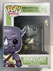 2014 Rocksteady # 143 Teenage Mutant Ninja Turtles Funko Pop Vaulted + Protector