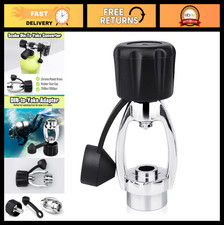 3500PSI Chrome Brass DIN to Yoke Converter Adapter for Scuba Diving Tanks