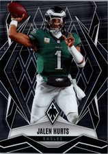 Carte De Collection Panini Jalen Hurts - Philadelphia Eagles - Green Parallel - Rookie SSP - 2021