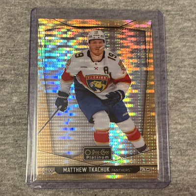 Upper Deck 2024-25 O-Pee-Chee Platinum Matthew Tkachuk #6 Seismic Gold /50