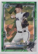 2021 Bowman Sapphire Chrome Prospects Green Refractor 74/125 Max Meyer 16wc