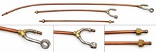 Jaguar Xk150s Fuel Pipe Line Set Sbs1512 Dual Fuel Pump Copper 3-piece