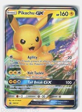Pikachu GX - SM232 Holo Promo Sun & Moon Promo Pokemon NM on eBay
