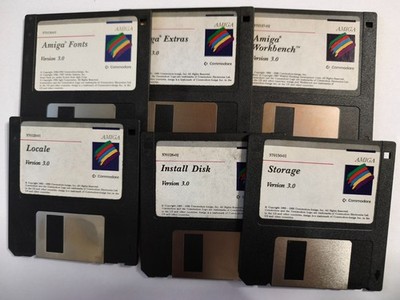 WORKBENCH 3.0 Locale Storage Extras 6 Disketten  Amiga 1200  INSTALL