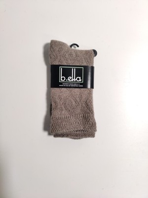 b.ella - Woman's socks -brown - Cashmere blend - Made in USA **H0**