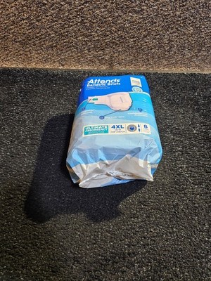 (QTY 24) Attends DD60 Bariatric Incontinence Disposable Briefs, 4XL 85''-106''