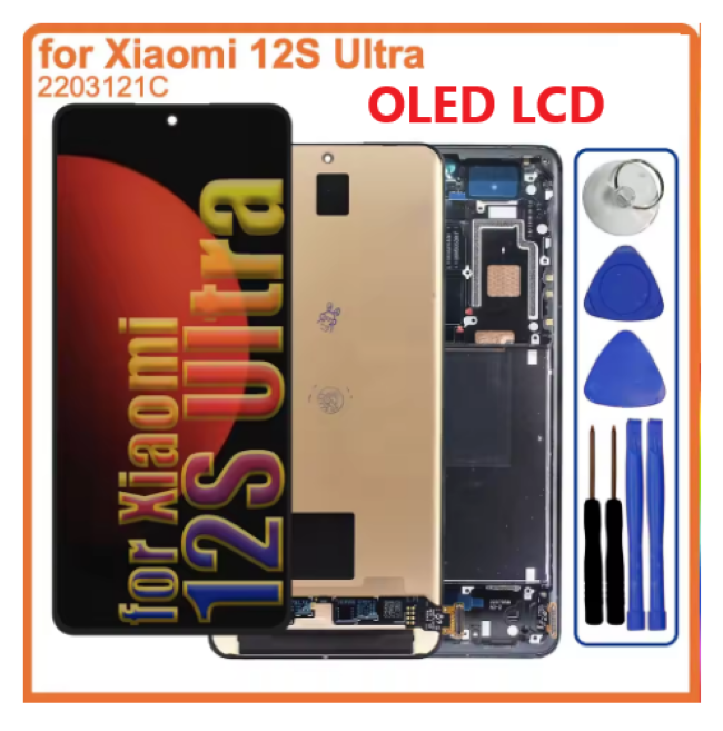 For Xiaomi 12S Ultra 2203121C OLED LCD Display Touch Screen