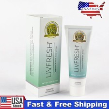 LIVFRESH Toothpaste Gel Clinically Proven to Remove Plaque 250 Better US