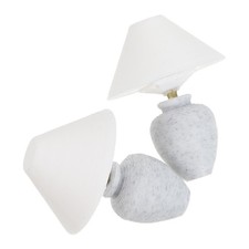  2pcs Dollhouse Miniature Lamps: 1:20 Scale Dollhouse Mini Led Modern Table Lamp