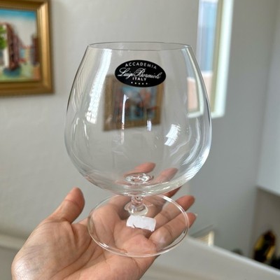 Luigi Bormioli Crystal Snifter Glass Brandy Cognac Balloon Italy Man Cave