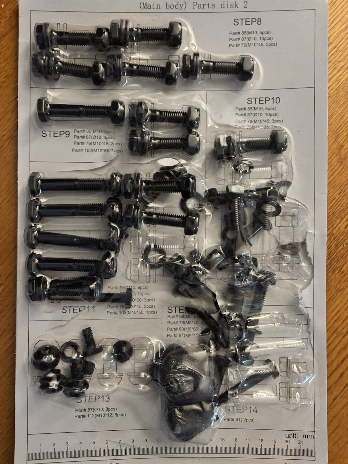 UPGO Home Gym Station Replacement Parts Hardware Pack