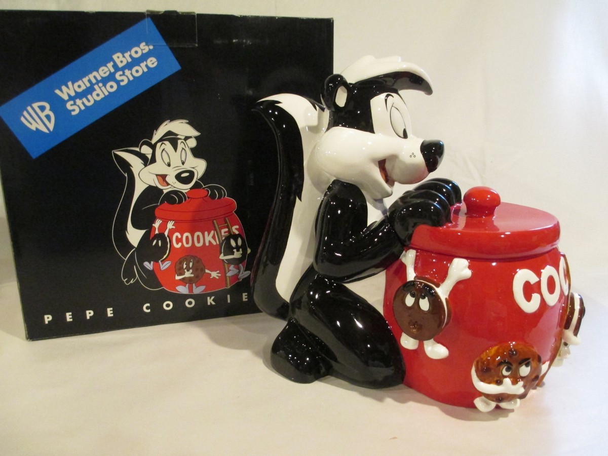 1998 Warner Bros. Studio Store Pepe Le Pew Cookie Jar | eBay