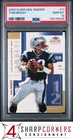 2003 FLEER GENUINE INSIDER #11 TOM BRADY PATRIOTS PSA 10