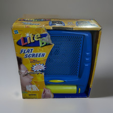 Lite-Brite Flat Screen Toy Set Blue 2005 Vintage MPN C-022C Ages 4-7