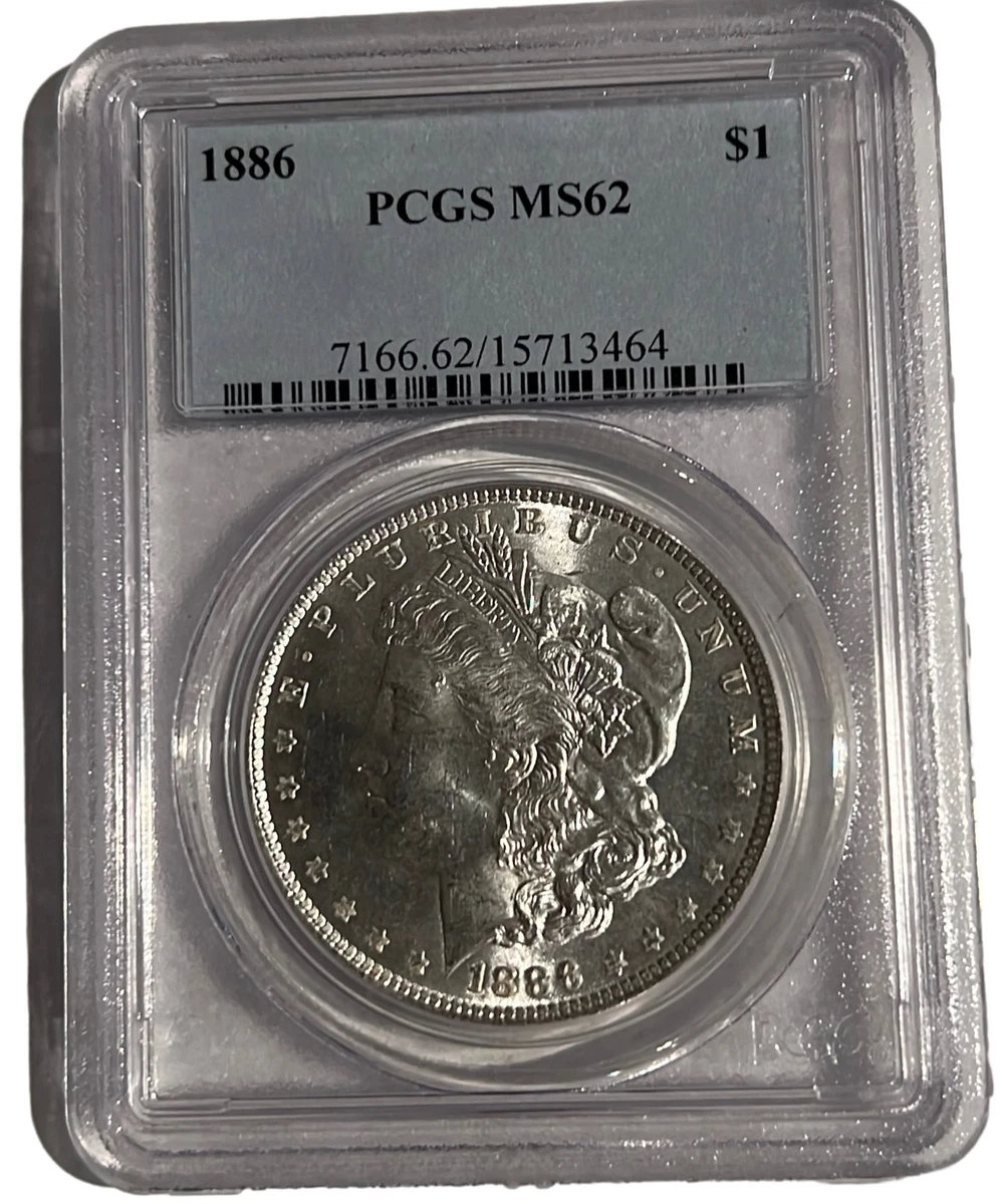 MS 62 Graded 1886 Year Morgan US Dollars (1878-1921) for sale | eBay