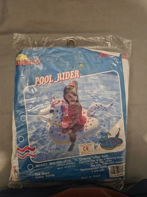 Sunco aufblasbares Einhorn Pferd Pool Reiter Vintage