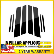 For 2012-2015 Honda Civic Black Pillar Post Door Trim Car Auto Accessories 6 Pcs For 2012-2015 Honda Civic Black Pillar Post Door Trim Car Auto Accessories 6 Pcs