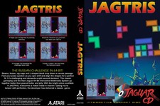 Atari Jaguar CD Game Jagtris, FULL Color in DVD case image