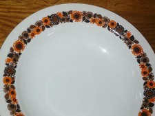 1 Suppenteller   21,5 cm  Thomas  ROTUNDA  Blumen Vintage / Retro