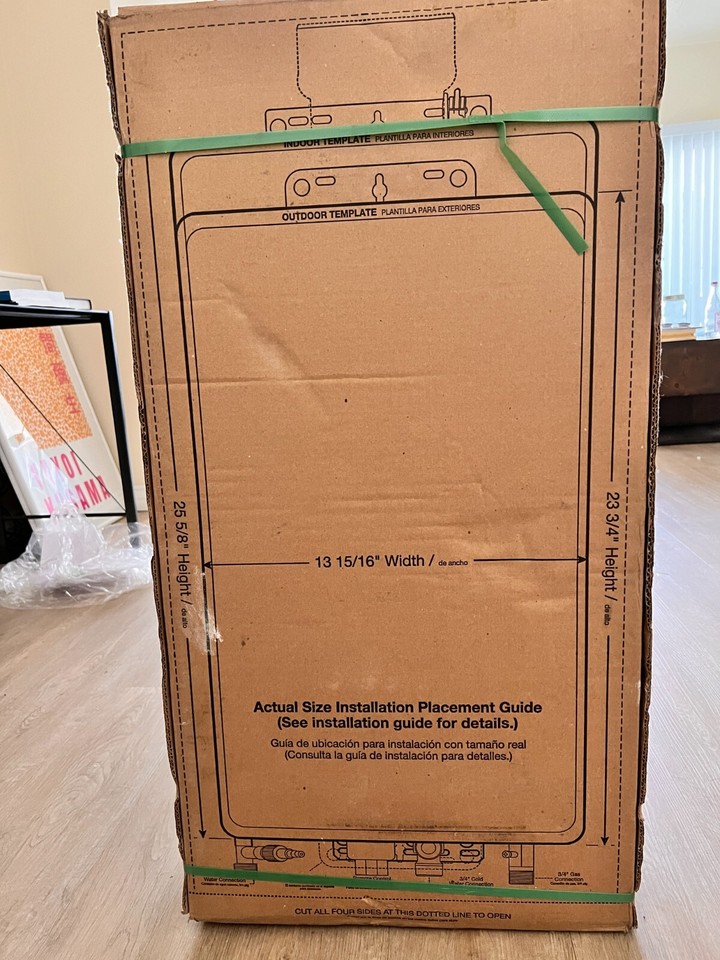 Rheem NonCondensing 8.4GPM Outdoor Natural Gas Tankless Water Heater