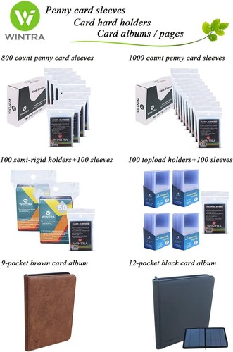 1200 Ultra Clear Penny Sleeves for Baseball & Trading Card Protection - Picture 7 of 11