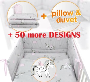 unicorn cot bumper