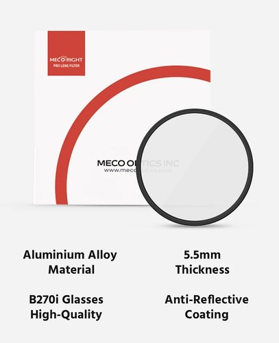 New Meco Right 37mm HD UV and 46mm Black Soft Camera Lens Filters - Picture 2 of 3