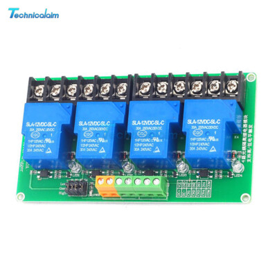 5V 12V 24V 30A 4 Channel Relay Module High And Low Level Relay Module Smart Home