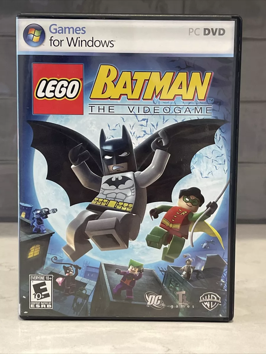 LEGO Batman The Videogame PC DVD VIdeo Game Complete With Manual Free Shipping