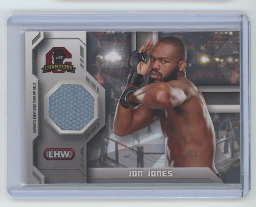 Jon Jones 2014 Topps UFC Champions Fight Mat Relic from UFC 172