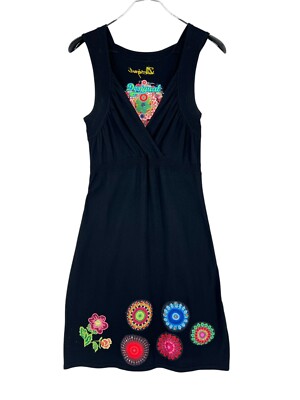 Desigual Damen Strickkleid – ärmellos, Aus Viskose, Lässig-schicker Style Für Den Sommer