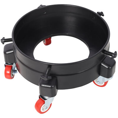 11 1/4 In Bucket Dolly Removable Rolling Bucket Dolly, 5 Roll Swivel Casters