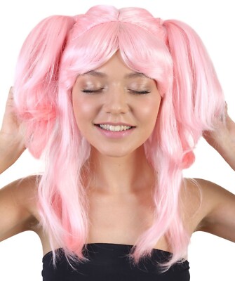 Women's Dolly Pigtail Wigs, Party Event Ready Cosplay Halloween Wigs,HW-383A