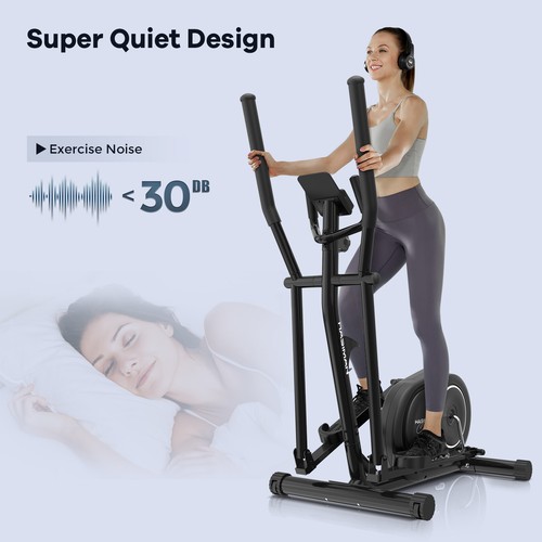 Indoor Elliptical Machine Cross Trainer Exercise Machine Fitness Workout Cardio - Picture 34 of 34