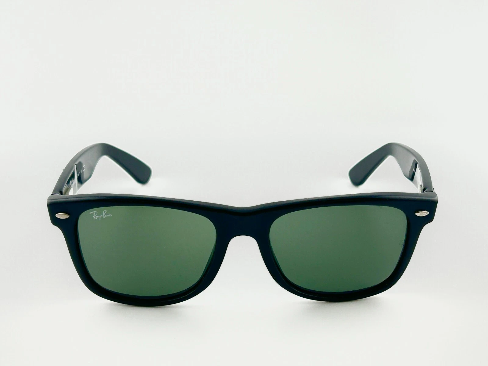 Ray Ban RAP1212AB Sunglasses 145 Black Italy W/ Original Green Lens