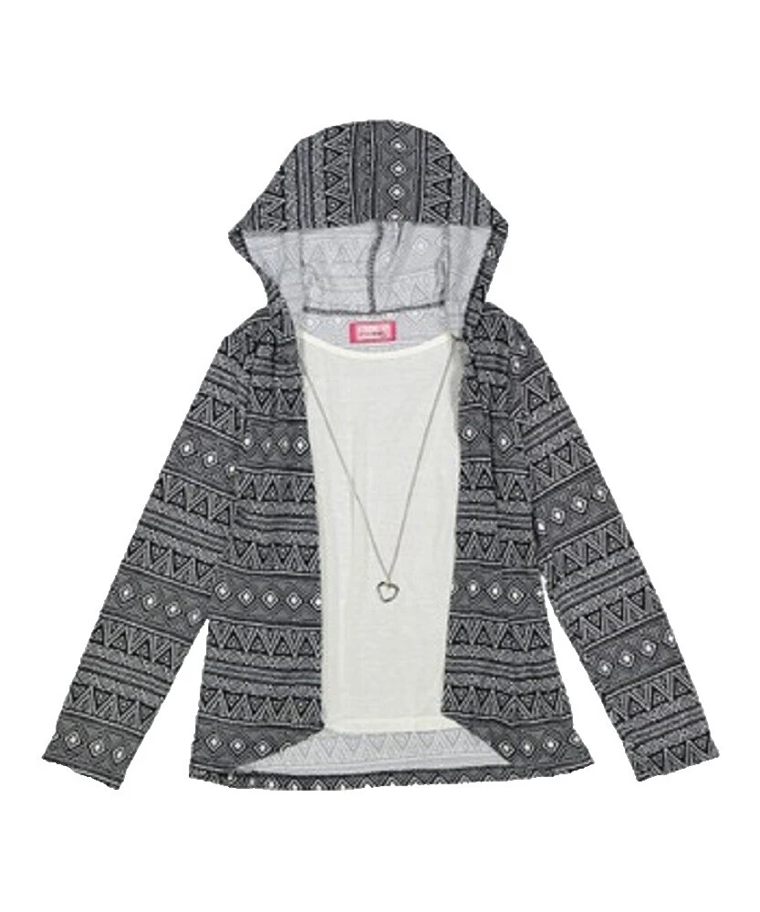 Cardigan suéteres Negro Talla 14 para Chicas