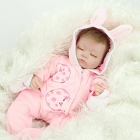 Reborn Baby Dolls Real Life Vinyl Silicone Baby Doll Sleeping Kids Birthday Gift Reborn Baby Dolls Real Life Vinyl Silicone Baby Doll Sleeping Kids Birthday Gift