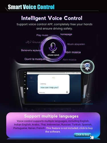 Unidad principal CarPlay navegación por satélite Bluetooth Android 13 GPS para Peugeot 108 2014-2021+cámara - Imagen 18 de 21
