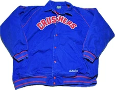 Vintage Stall & Dean 1930s Fresno Crushers Varsity Bomber Jacket SIZE 5XL