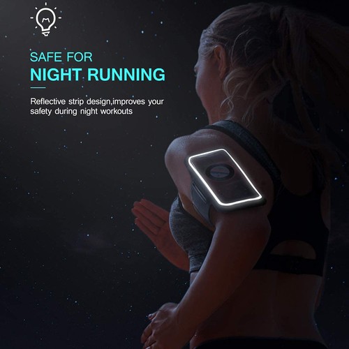iPhone 15/12/11/Pro/Max Running Armband Phone Holder w/Earphone Slot for Apple - Picture 5 of 15